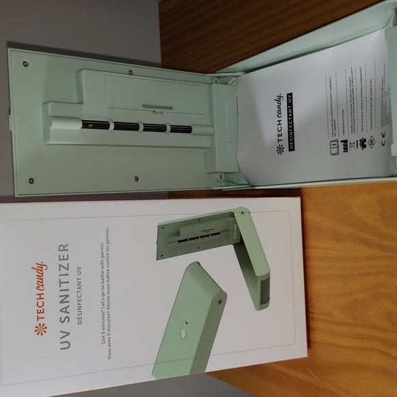 NEW- Tech Candy UV Sanitizer Box- Light Mint Green - Picture 2 of 7